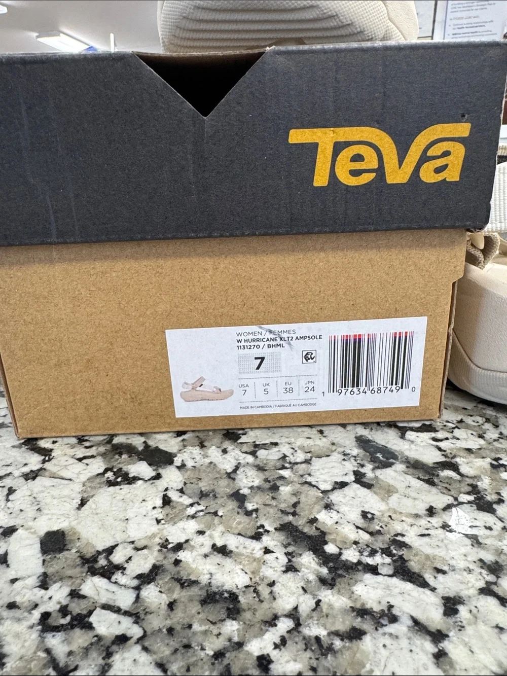 Teva Women’s Cream Platform hurricane Strappy Sandals